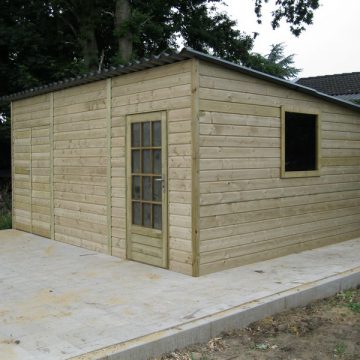 tuinhuis lessenaarsdak