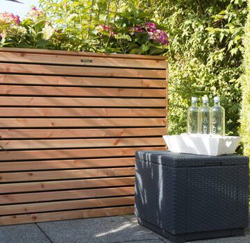 Houten plantenbak